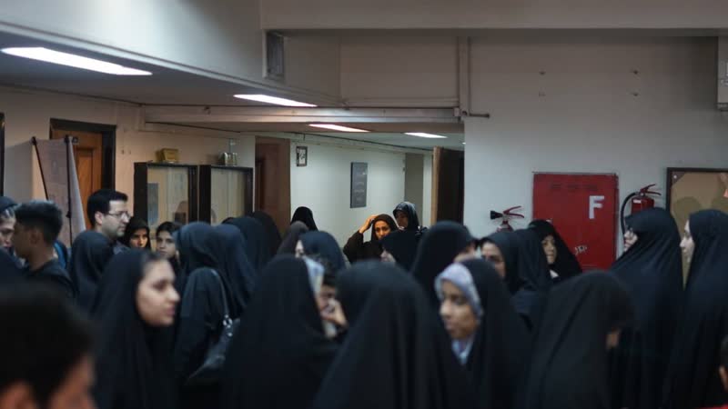 پذيرايي هنرجويان بعد از کلاس