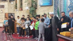 کسب مقام اول توسط گروه سرود مسجد ابوذر در جشنواره «ياران محراب»