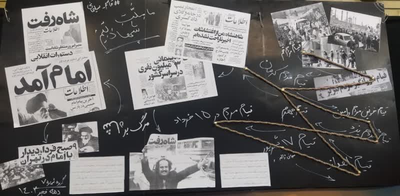 پايان مسابقه روزنامه ديواري کانون الکوثر در دهه فجر